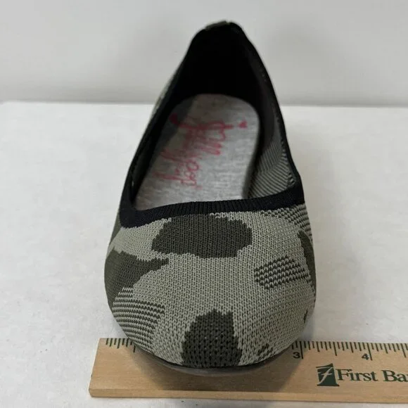Jellypop Camo Green Memory Foam Ballet Flats Slip-On Womens Shoes Size 8M - Picture 11 of 12
